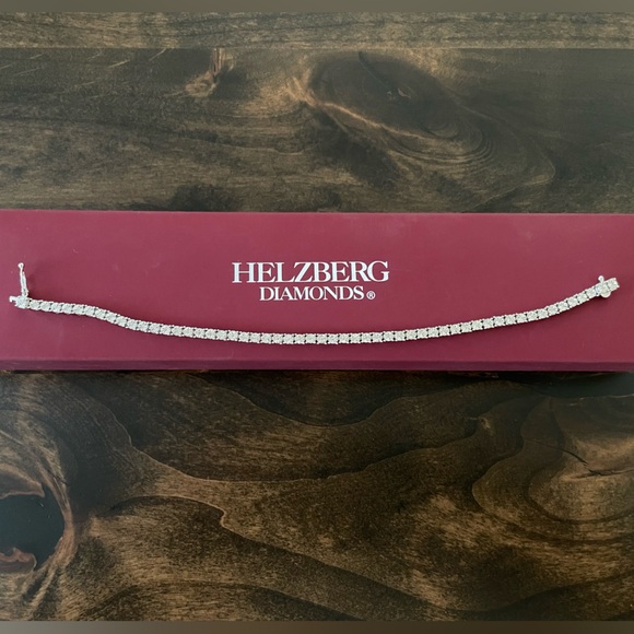 925 Sterling Silver Diamond Tennis Bracelet - Picture 5 of 10